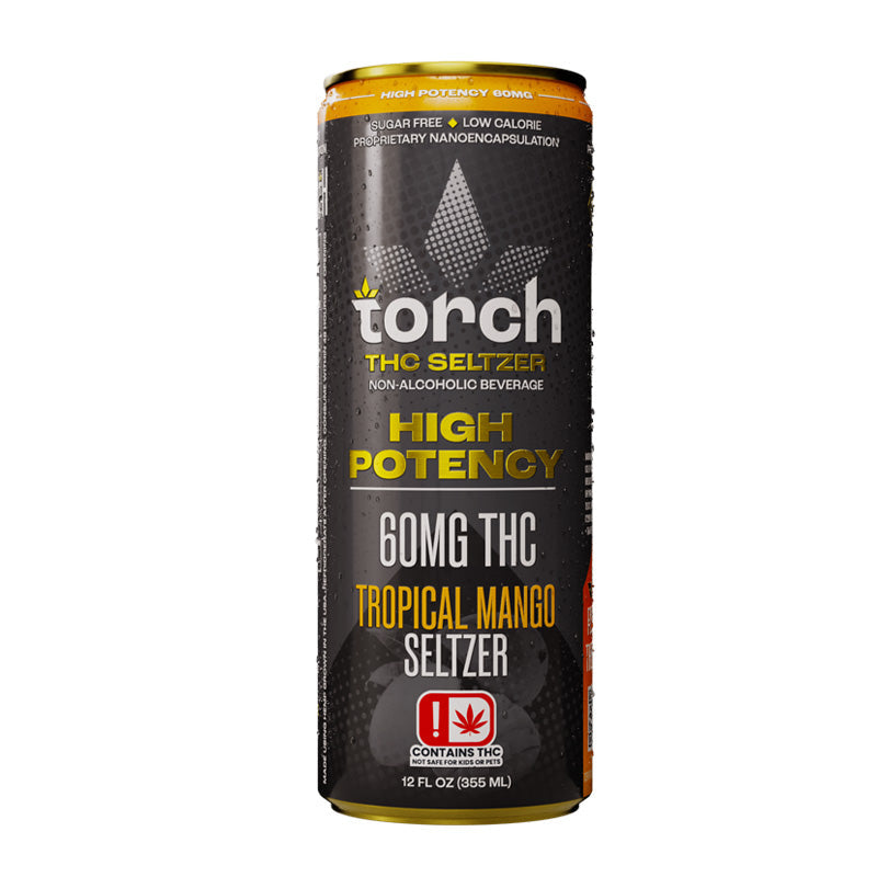 Torch Tropical Mango High Potency 60mg THC Seltzer (2)
