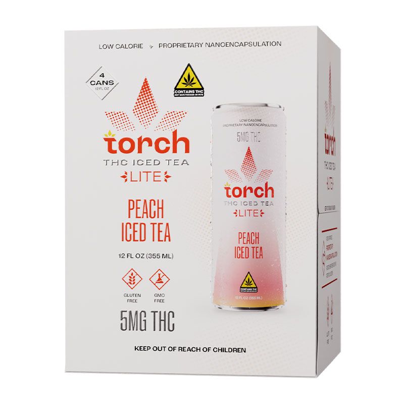Torch Peach Iced Tea Lite 5mg THC Iced Tea (2)