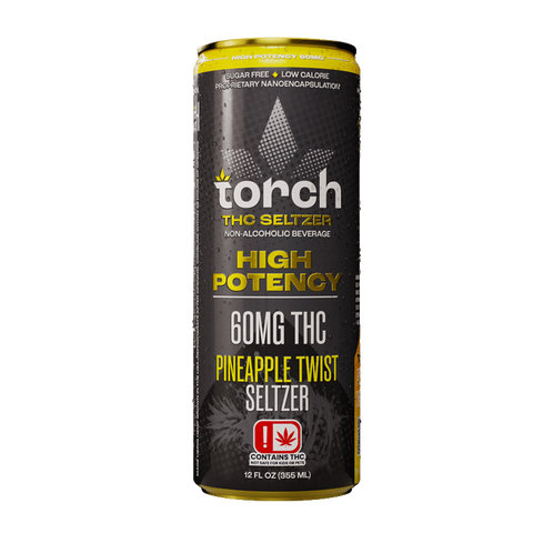Torch Pineapple Twist High Potency 60mg THC Seltzer