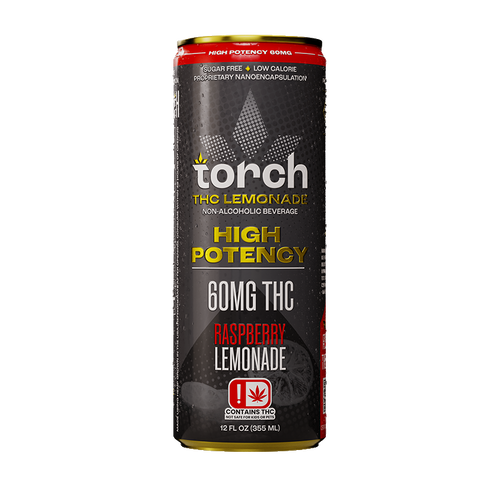 Torch Raspberry Lemonade High Potency 60mg THC Seltzer