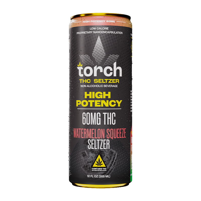 Torch Watermelon Squeeze High Potency 60mg THC Seltzer