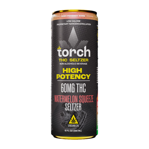 Torch Watermelon Squeeze High Potency 60mg THC Seltzer