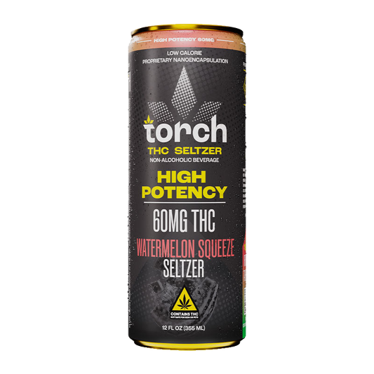 Torch Watermelon Squeeze High Potency 60mg THC Seltzer