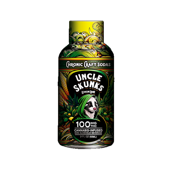 Uncle Skunks 100mg Lemon Lime Chronic Craft Shots (2oz)
