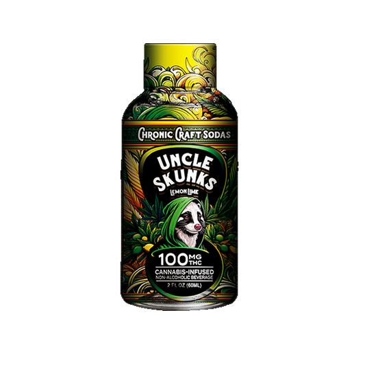Uncle Skunks 100mg Lemon Lime Chronic Craft Shots (2oz)