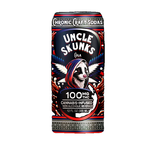 Uncle Skunks Cola 100mg Chronic Craft Soda (12oz)